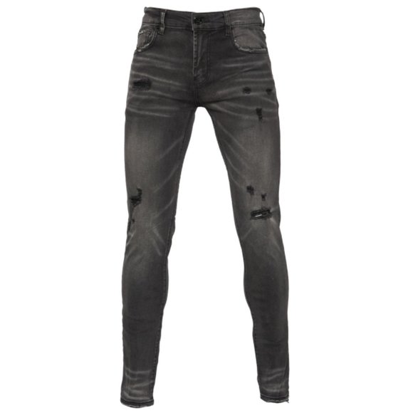 Smugglers Moon Knee Rip Routine Jeans - Picture 1 of 6